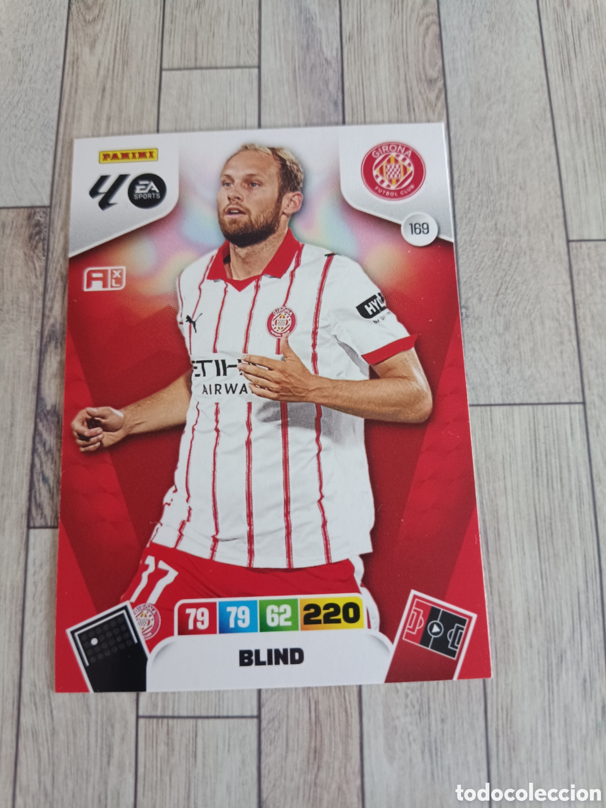 Cromos de F&uacute;tbol: 169 BLIND GIRONA ADRENALYN XL LIGA 2025 2026 PANINI 25 26