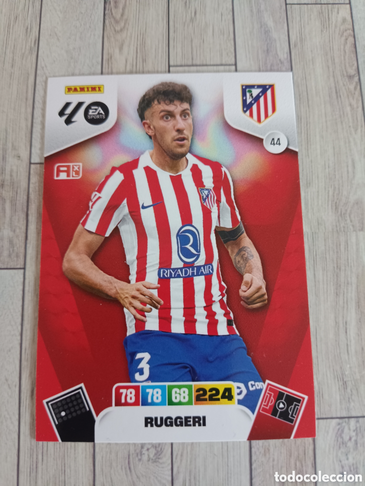 Cromos de F&uacute;tbol: 44 RUGGERI ATLETICO DE MADRID ADRENALYN XL LIGA 2025 2026 PANINI 25 26