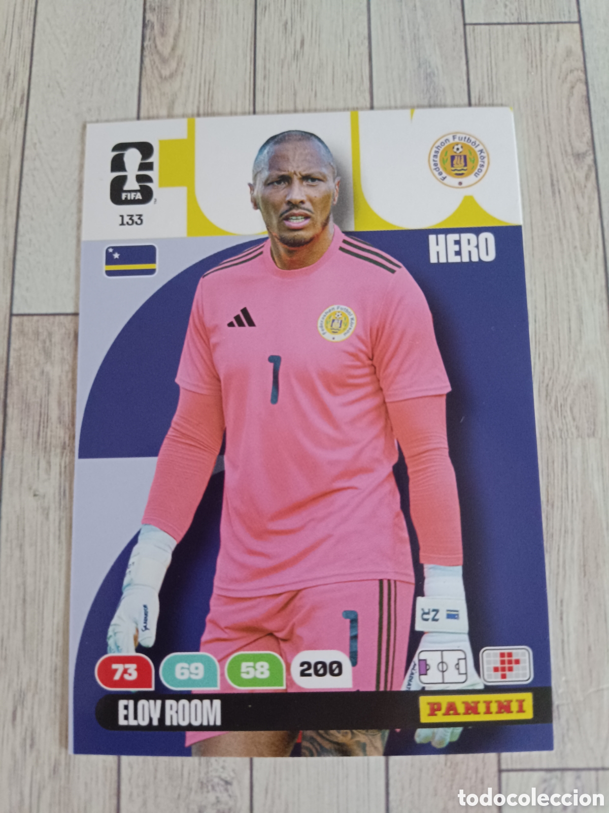 Fu&szlig;ball-Sticker: 133 ELOY ROOM CURACAO HERO ADRENALYN MUNDIAL FIFA WORLD CUP 2026 PANINI