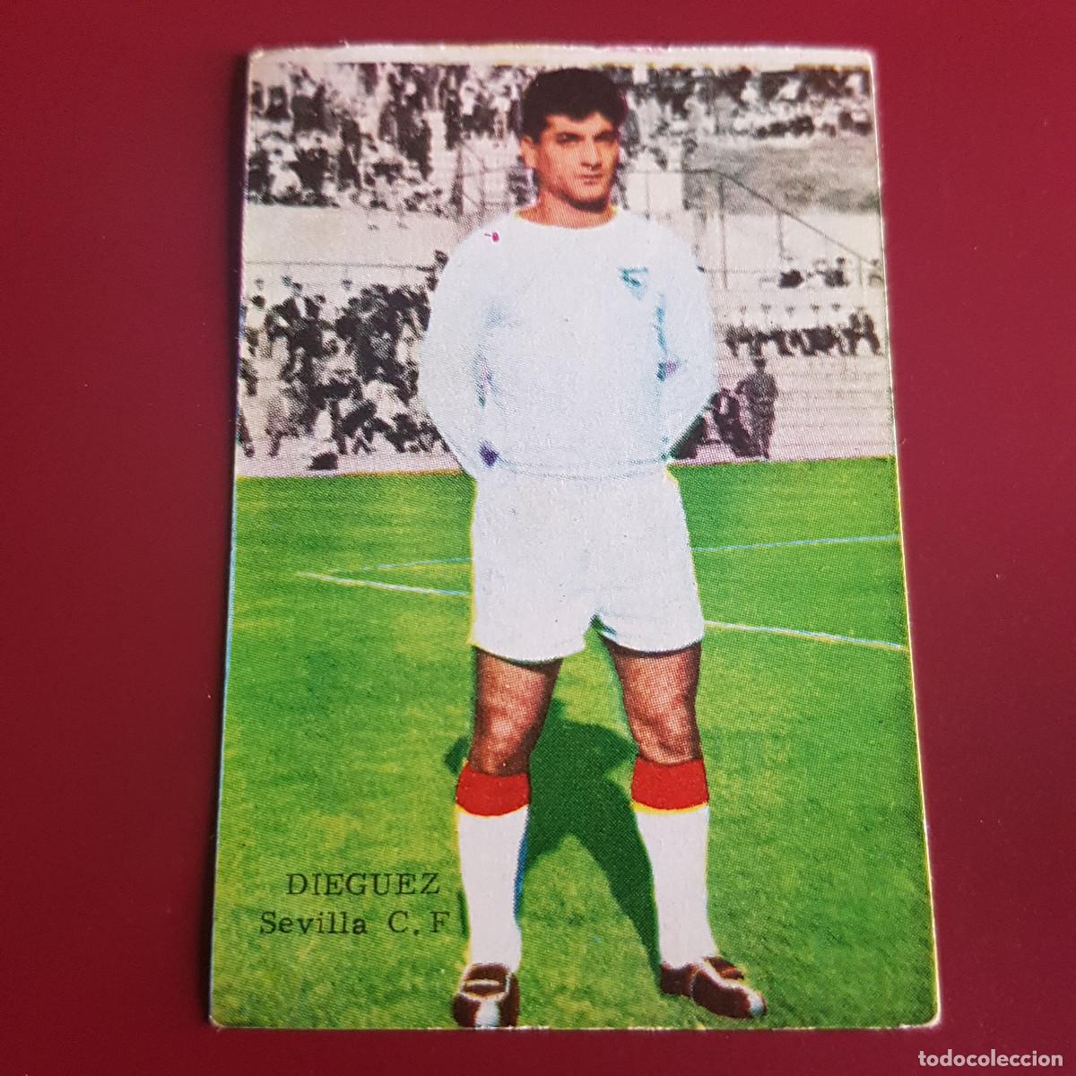 Cromos de F&uacute;tbol: DISGRA - FHER - CAMPEONATO DE LIGA 1964 1965 - 64 65 - SEVILLA - DIEGUEZ - NUNCA PEGADO