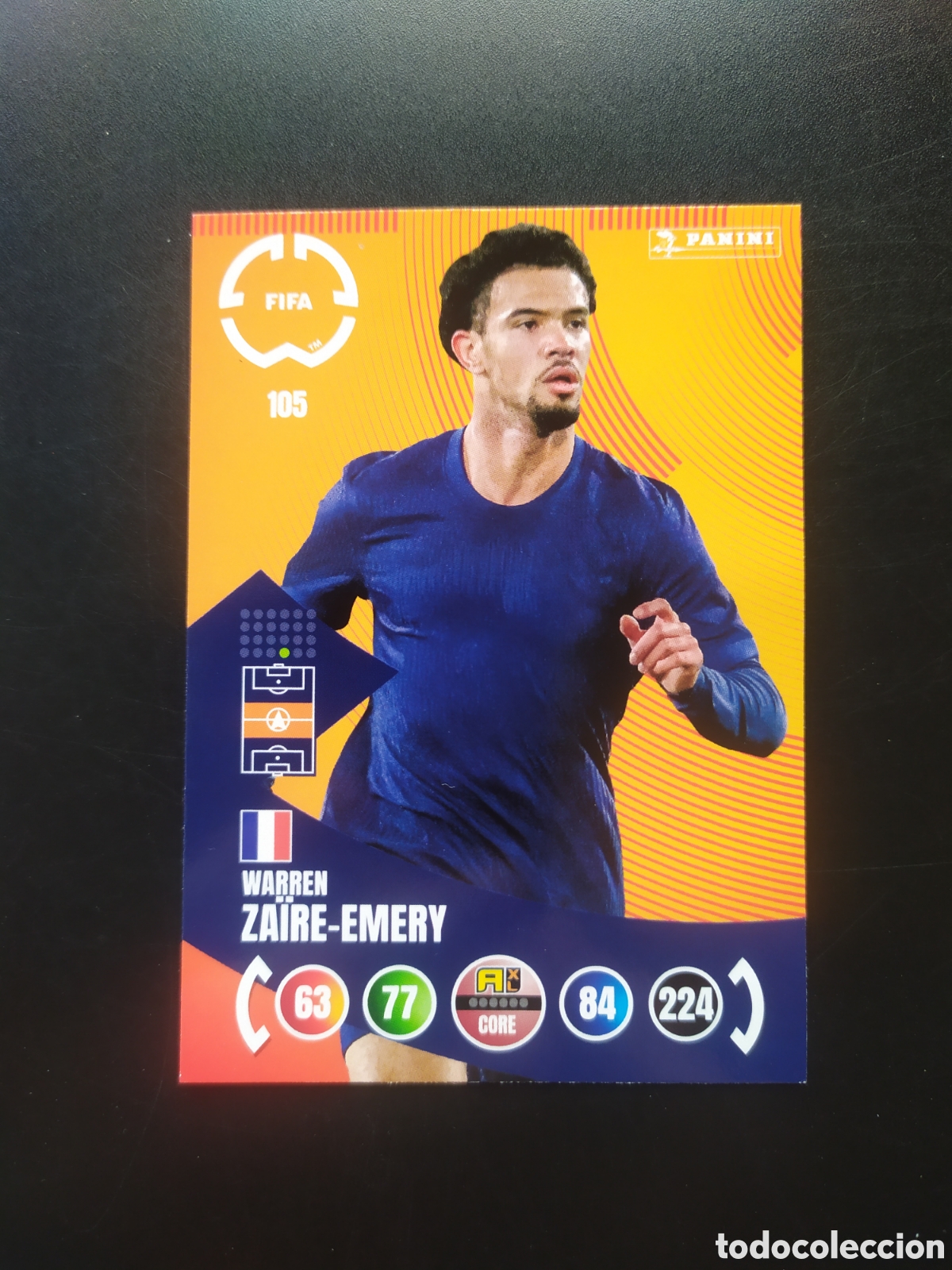 Football Stickers: FIFA CLUB WORLD CUP 2025 adrenalyn panini Zaire-Emery n&deg; 105 Par&iacute;s Saint-Germain