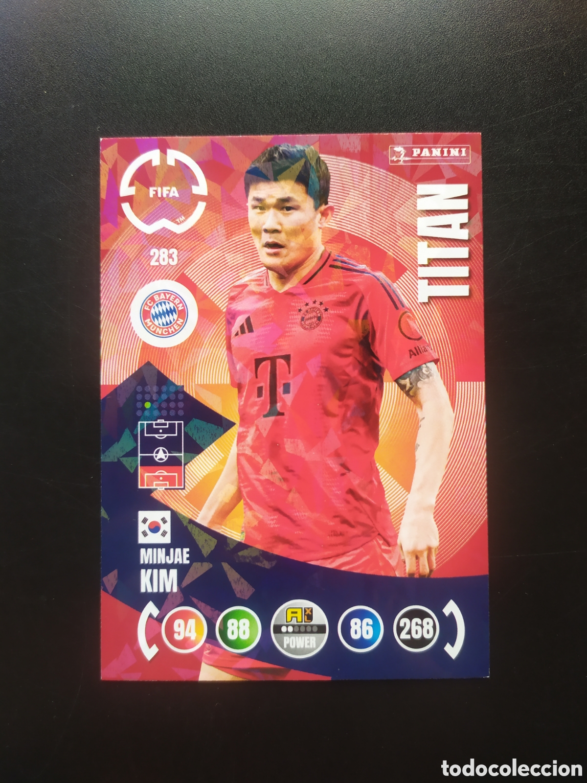 Fu&szlig;ball-Sticker: FIFA CLUB WORLD CUP 2025 adrenalyn panini Kim titan n&deg; 283 Bayern Munich