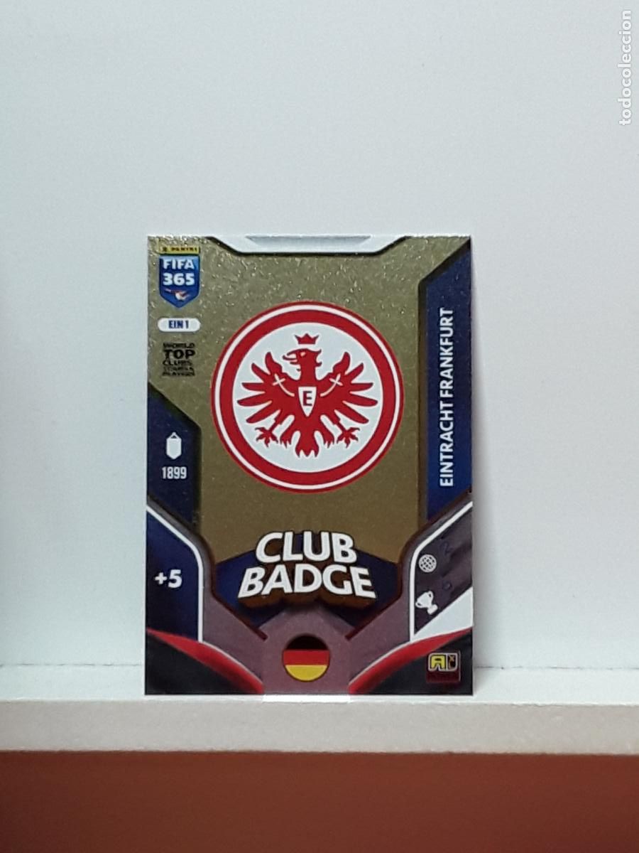Cromos de F&uacute;tbol: FIFA 365 ADRENALYN 2025 2026 25 26 ALBUM PANINI LIGA N EIN1 EIN 1 EINTRACHT FRANKFURT ESCUDO LOGO