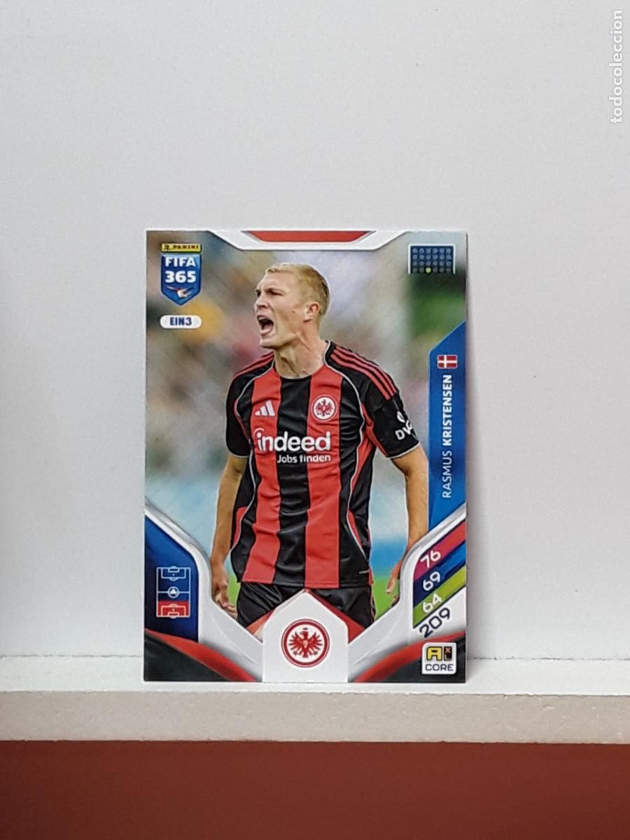 Fu&szlig;ball-Sticker: FIFA 365 ADRENALYN 2025 2026 25 26 ALBUM PANINI LIGA N EIN3 EIN 3 EINTRACHT FRANKFURT KRISTENSEN