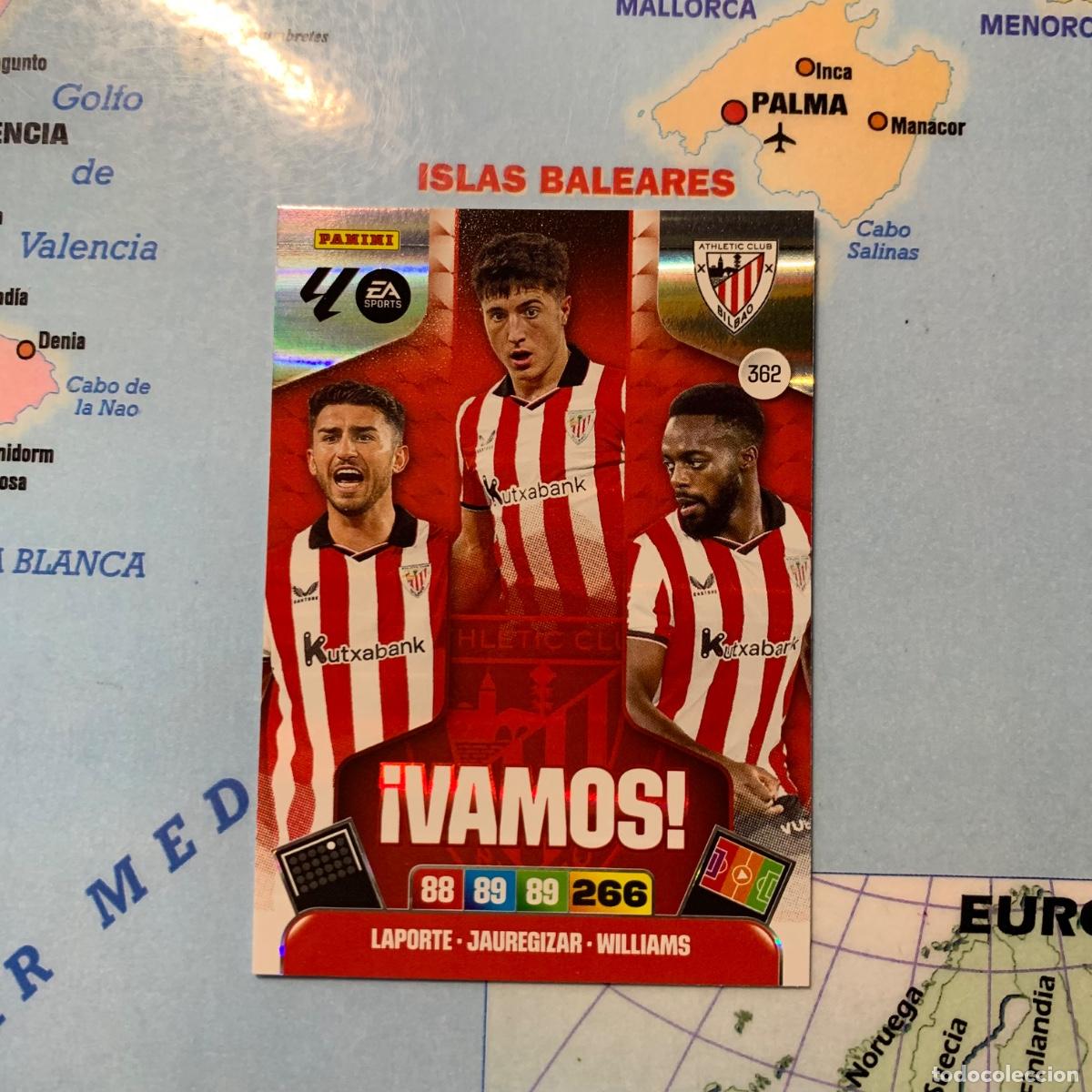 Fu&szlig;ball-Sticker: Vamos numero 362 del Athletic de Bilbao cromo adrenalyn XL 25-26 2025-2026