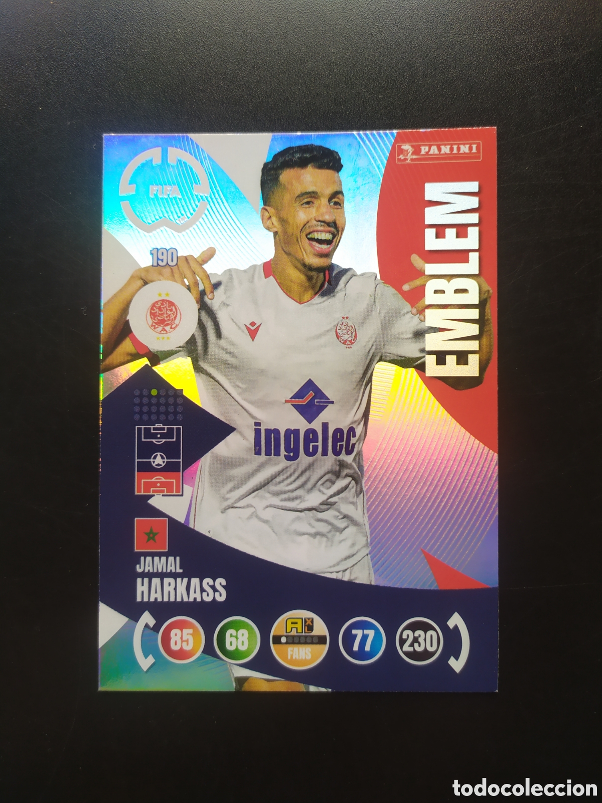 Cromos de Futebol: FIFA CLUB WORLD CUP 2025 adrenalyn panini Harkass emblem n&deg; 190 Wydad