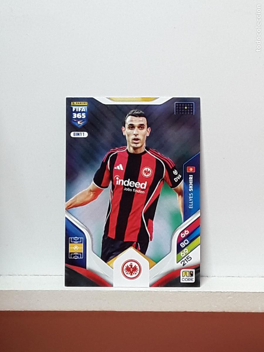 Football Stickers: FIFA 365 ADRENALYN 2025 2026 25 26 ALBUM PANINI LIGA N EIN11 EIN 11 EINTRACHT FRANKFURT SKHIRI