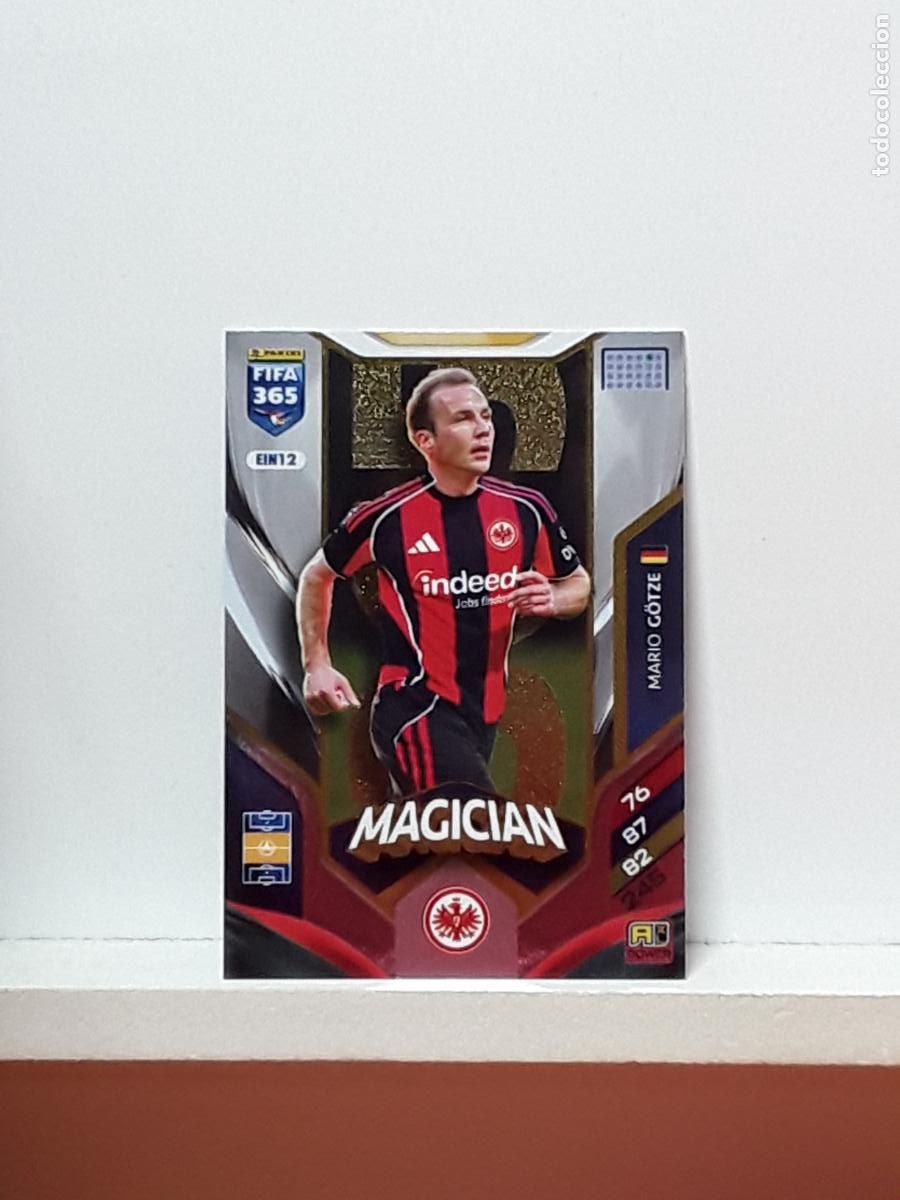 Football Stickers: FIFA 365 ADRENALYN 2025 2026 25 26 ALBUM PANINI LIGA N EIN12 EIN 12 EINTRACHT FRANKFURT MARIO GOTZE