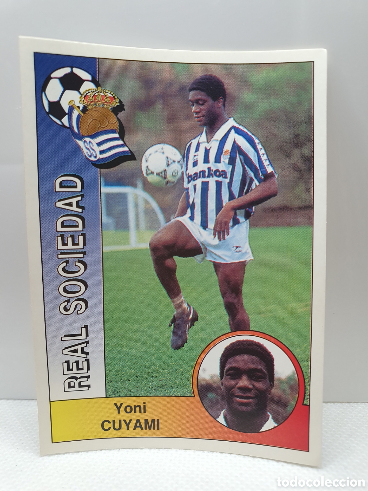 Cromos de Futebol: ⚽️ CROMO DE FUTBOL CUYAMI REAL SOCIEDAD DE LIGA 94-95 BAR&Ccedil;A PANINI ALBUM - ESTAMPAS ADHESIVAS - CARD