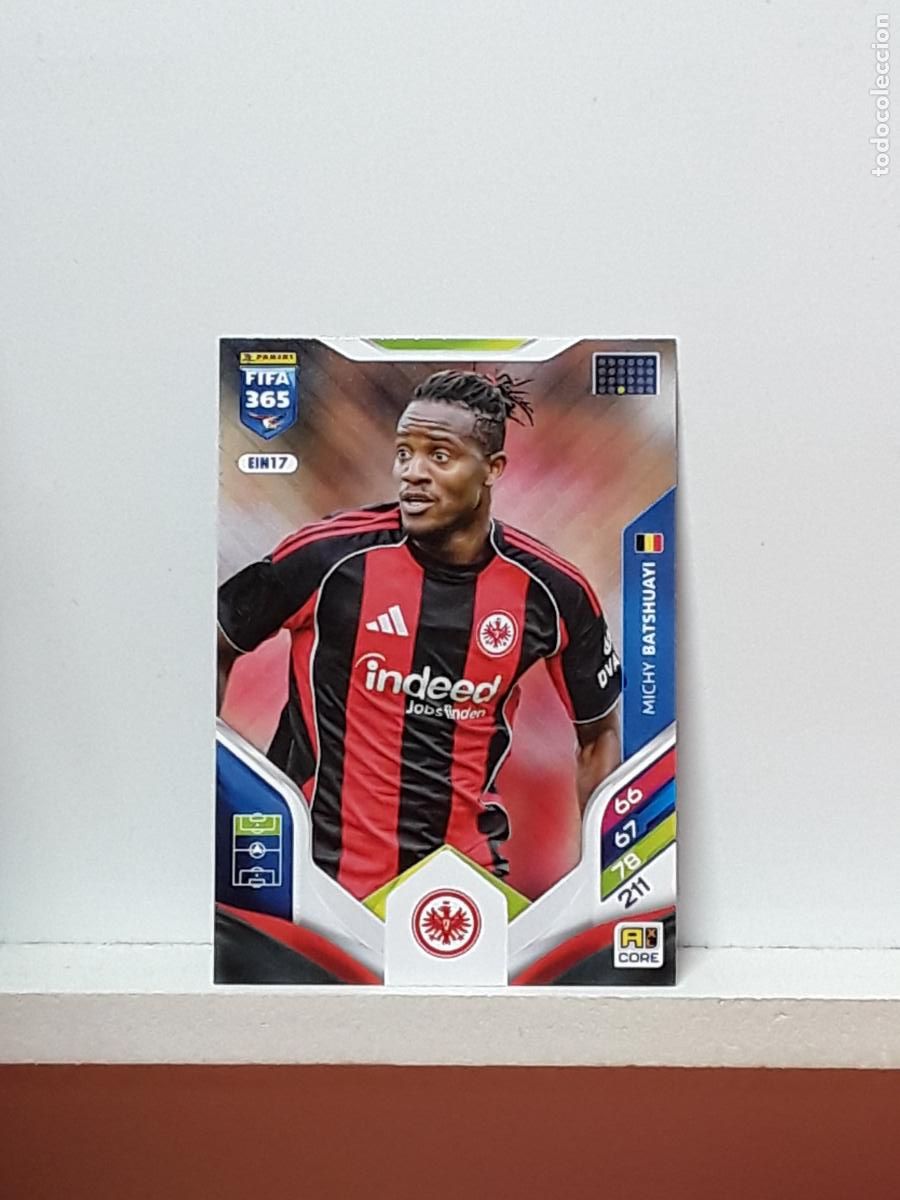 Cromos de Futebol: FIFA 365 ADRENALYN 2025 2026 25 26 ALBUM PANINI LIGA N EIN17 EIN 17 EINTRACHT FRANKFURT BATSHUAYI