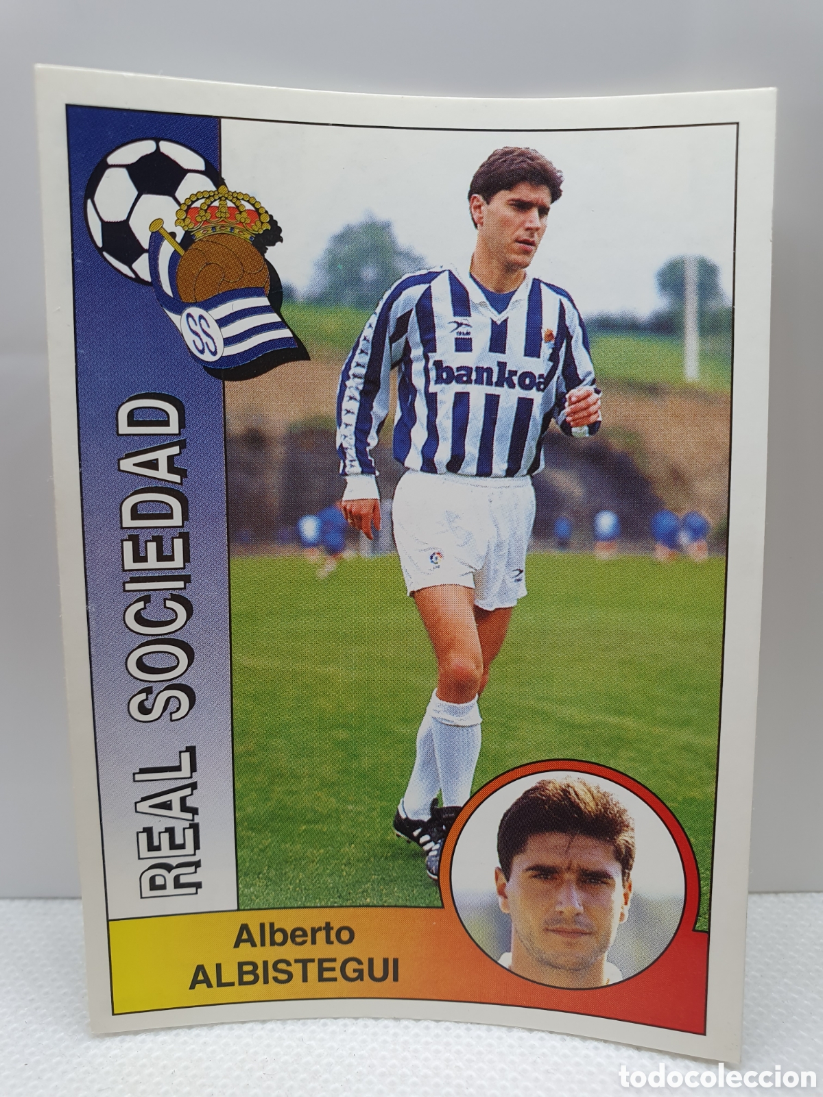 Cromos de Futebol: ⚽️ CROMO DE FUTBOL ALBISTEGUI REAL SOCIEDAD DE LIGA 94-95 BAR&Ccedil;A PANINI ALBUM - ESTAMPAS ADHESIVAS