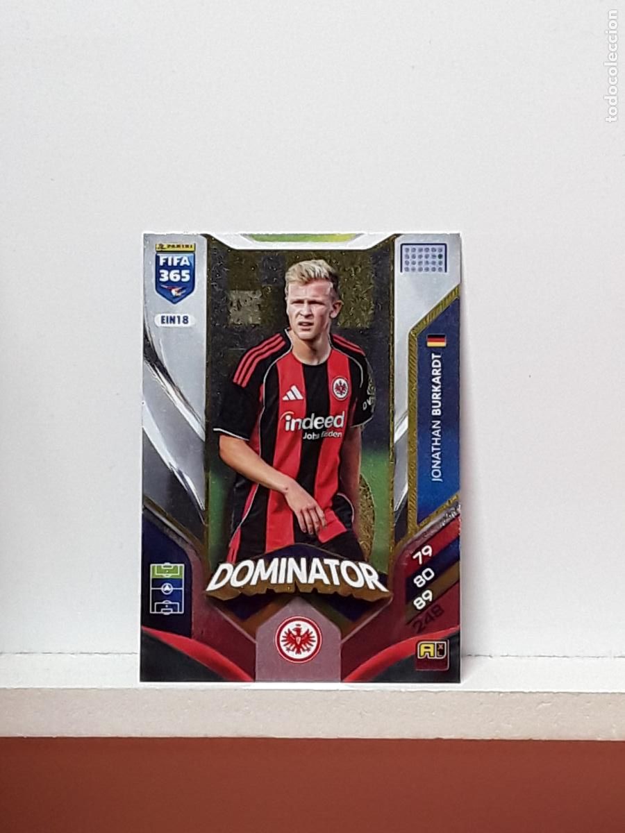 Cromos de Futebol: FIFA 365 ADRENALYN 2025 2026 25 26 ALBUM PANINI LIGA N EIN18 EIN 18 EINTRACHT FRANKFURT BURKARDT