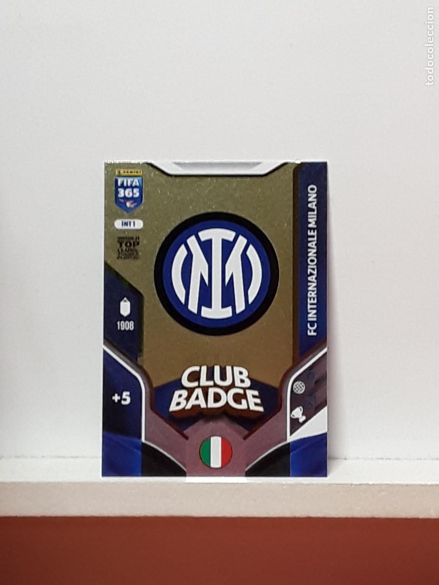 Fu&szlig;ball-Sticker: FIFA 365 ADRENALYN 2025 2026 25 26 ALBUM PANINI LIGA N INT1 INT 1 INTER MILAN ESCUDO LOGO