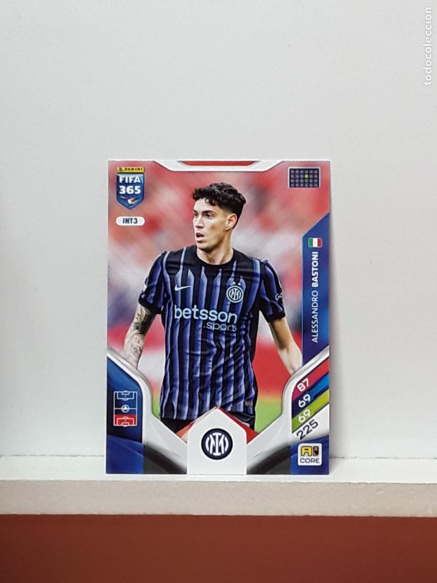 Fu&szlig;ball-Sticker: FIFA 365 ADRENALYN 2025 2026 25 26 ALBUM PANINI LIGA N INT3 INT 3 INTER MILAN ALESSANDRO BASTONI