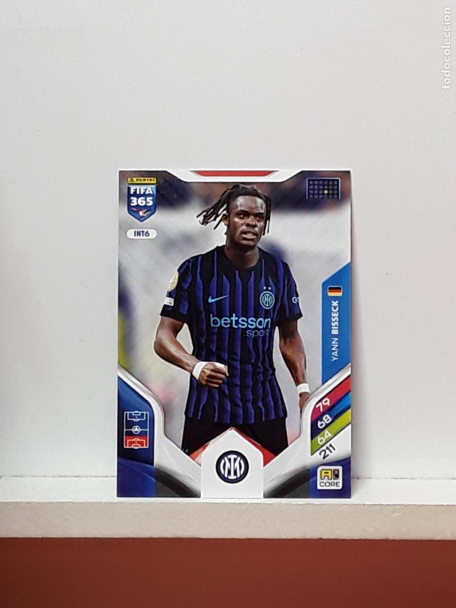 Fu&szlig;ball-Sticker: FIFA 365 ADRENALYN 2025 2026 25 26 ALBUM PANINI LIGA N INT6 INT 6 INTER MILAN YANN BISSECK
