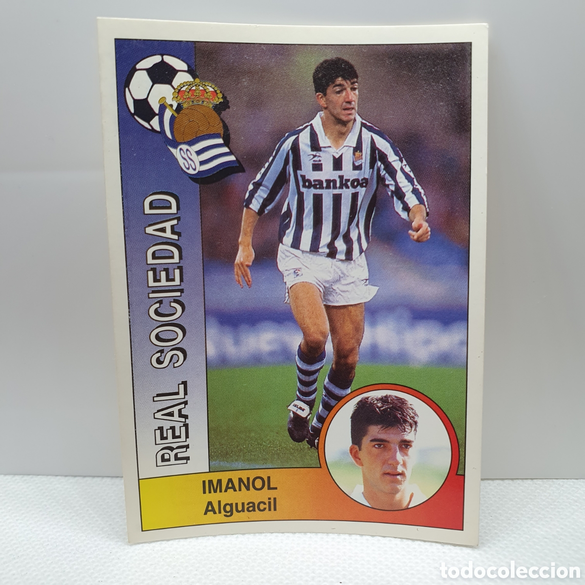 Fu&szlig;ball-Sticker: ⚽️ CROMO DE FUTBOL IMANOL REAL SOCIEDAD DE LIGA 94-95 BAR&Ccedil;A PANINI ALBUM - ESTAMPAS ADHESIVAS - CARD