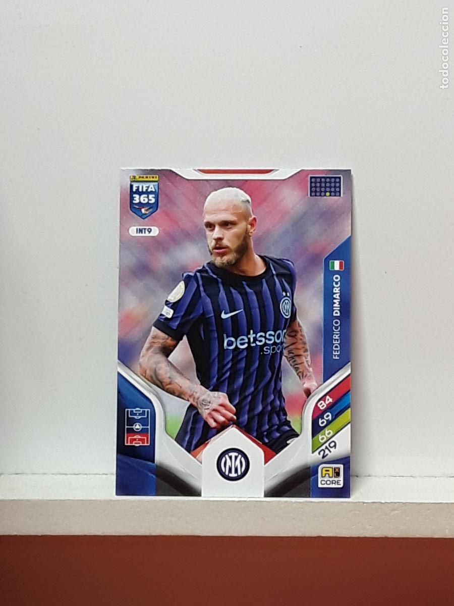 Figurine di Calcio: FIFA 365 ADRENALYN 2025 2026 25 26 ALBUM PANINI LIGA N INT9 INT 9 INTER MILAN FEDERICO DIMARCO