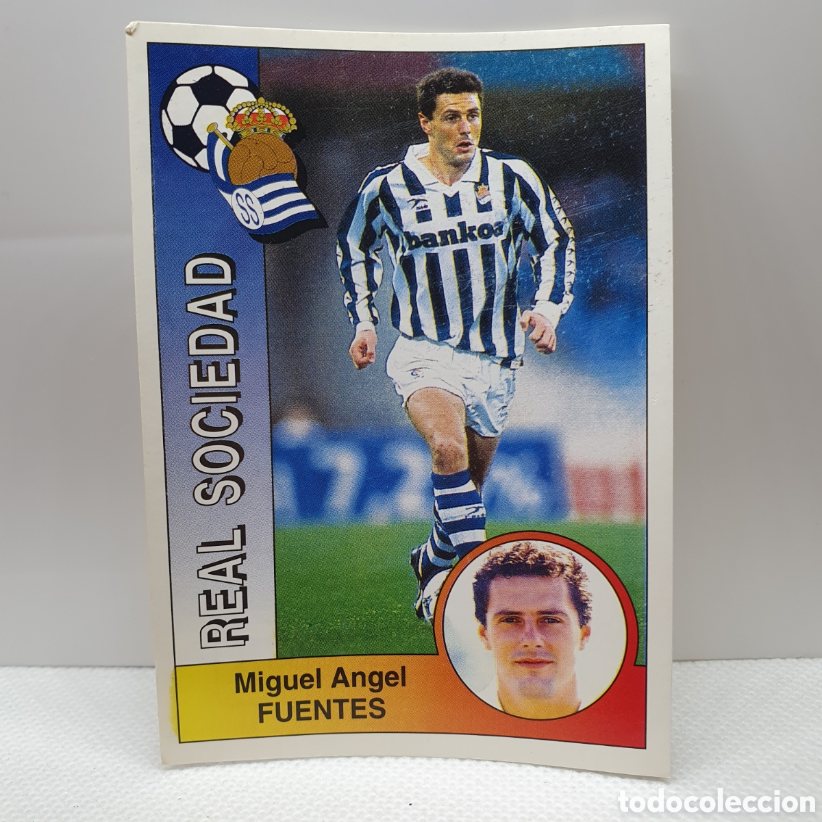 Figurine di Calcio: ⚽️ CROMO DE FUTBOL FUENTES REAL SOCIEDAD DE LIGA 94-95 BAR&Ccedil;A PANINI ALBUM - ESTAMPAS ADHESIVAS -CARD