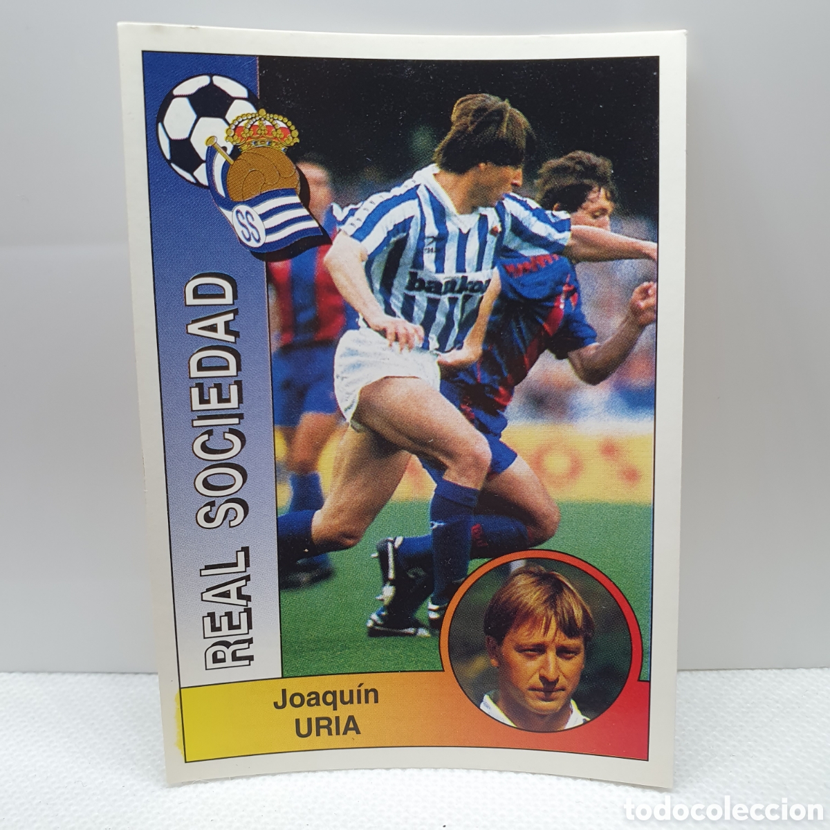 Fu&szlig;ball-Sticker: ⚽️ CROMO DE FUTBOL URIA REAL SOCIEDAD DE LIGA 94-95 BAR&Ccedil;A PANINI ALBUM - ESTAMPAS ADHESIVAS - CARTAS