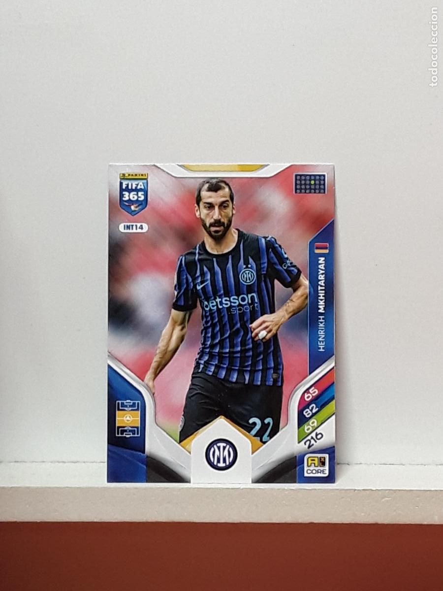 Fu&szlig;ball-Sticker: FIFA 365 ADRENALYN 2025 2026 25 26 ALBUM PANINI LIGA N INT14 INT 14 INTER MILAN MKHITARYAN