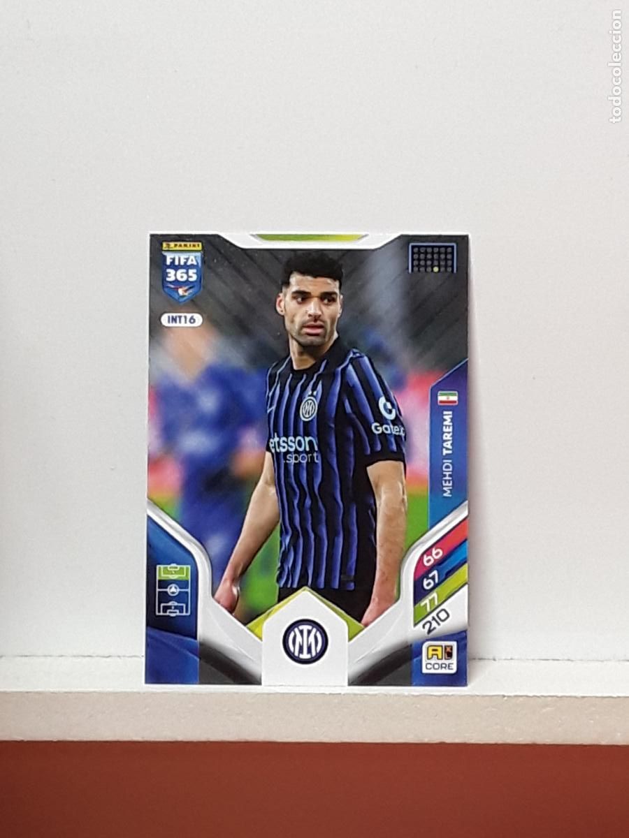 Cromos de F&uacute;tbol: FIFA 365 ADRENALYN 2025 2026 25 26 ALBUM PANINI LIGA N INT16 INT 16 INTER MILAN MEHDI TAREMI