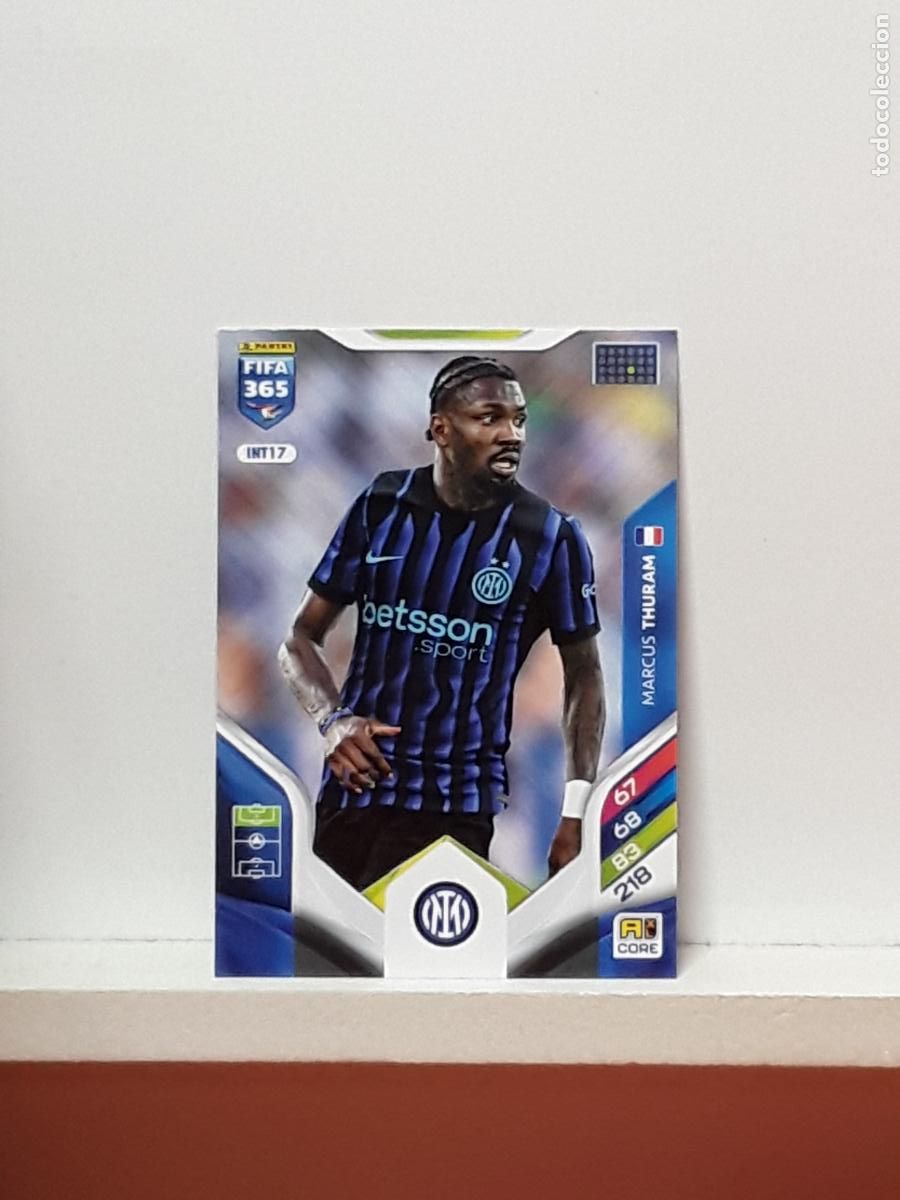 Cromos de F&uacute;tbol: FIFA 365 ADRENALYN 2025 2026 25 26 ALBUM PANINI LIGA N INT17 INT 17 INTER MILAN MARCUS THURAM