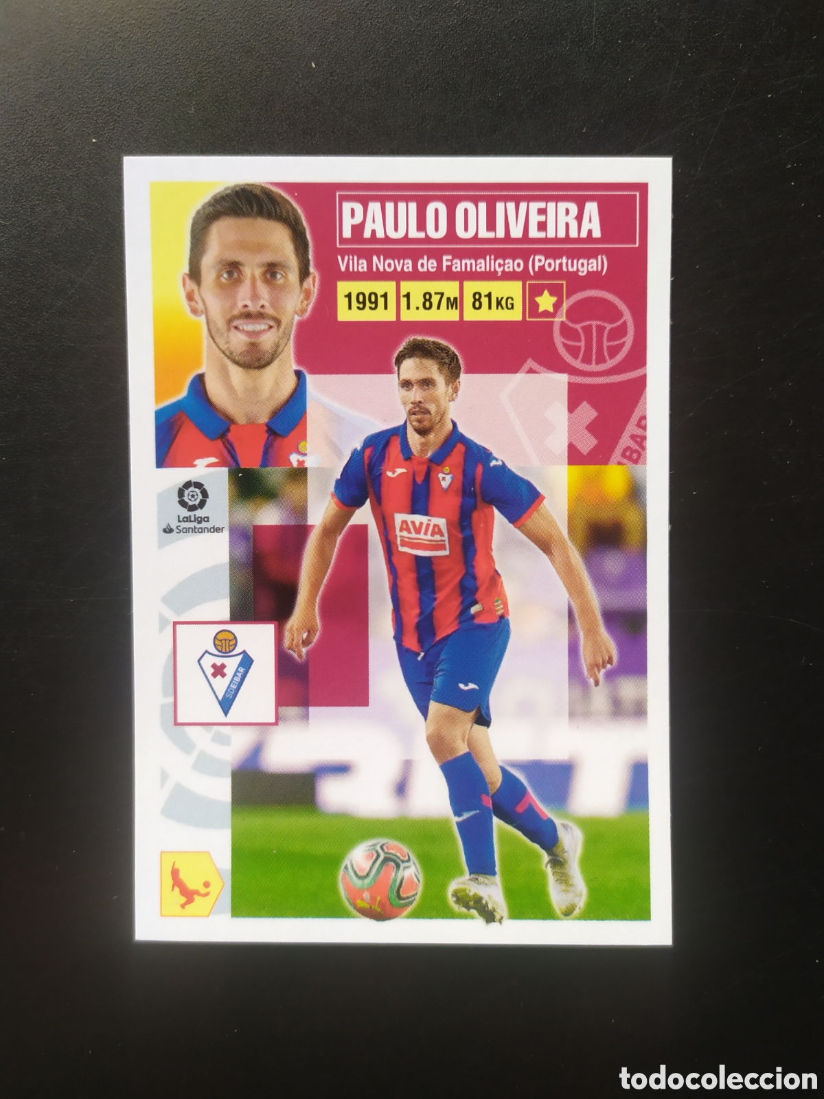 Cromos de Futebol: Liga este 2020 2021 20 21 panini Paulo Oliveira n&deg; 6 Eibar