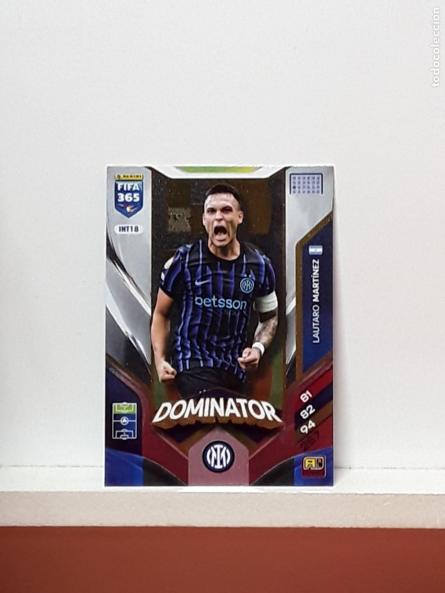 Cromos de F&uacute;tbol: FIFA 365 ADRENALYN 2025 2026 25 26 ALBUM PANINI LIGA N INT18 INT 18 INTER MILAN LAUTARO MARTINEZ