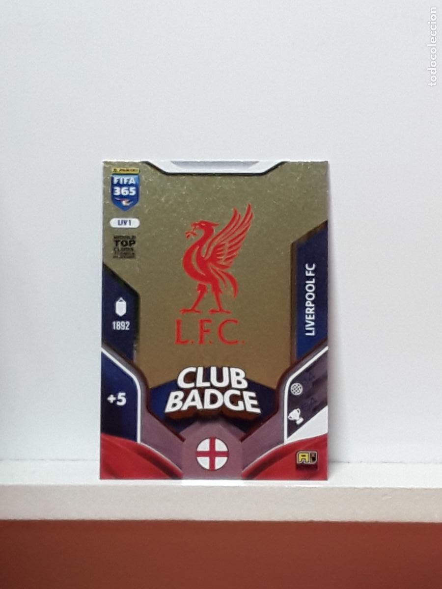 Cromos de Futebol: FIFA 365 ADRENALYN 2025 2026 25 26 ALBUM PANINI LIGA N LIV1 LIV 1 LIVERPOOL ESCUDO LOGO