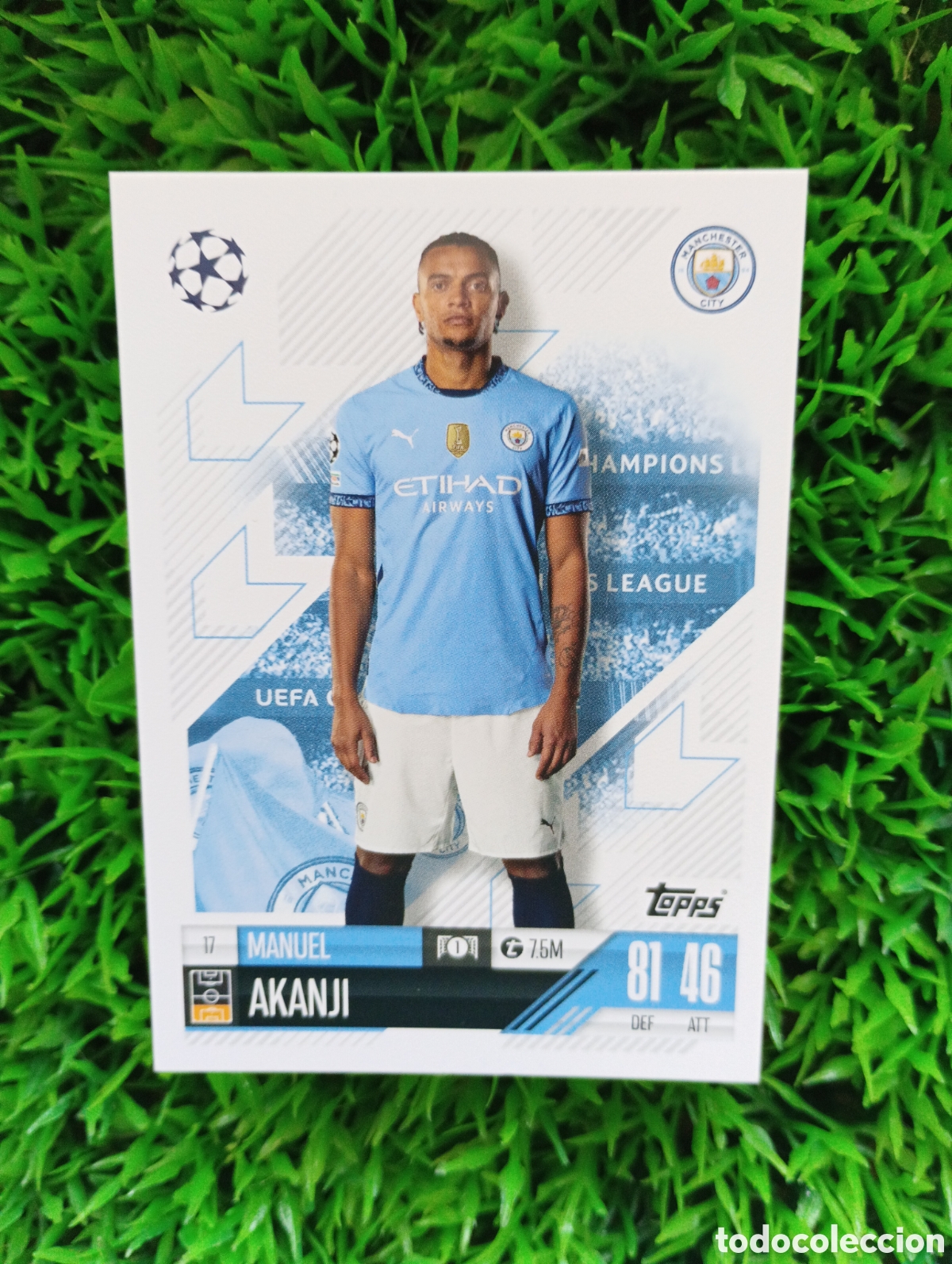 Cromos de Futebol: Akanji Manchester City Match Attax 24-25 # 17