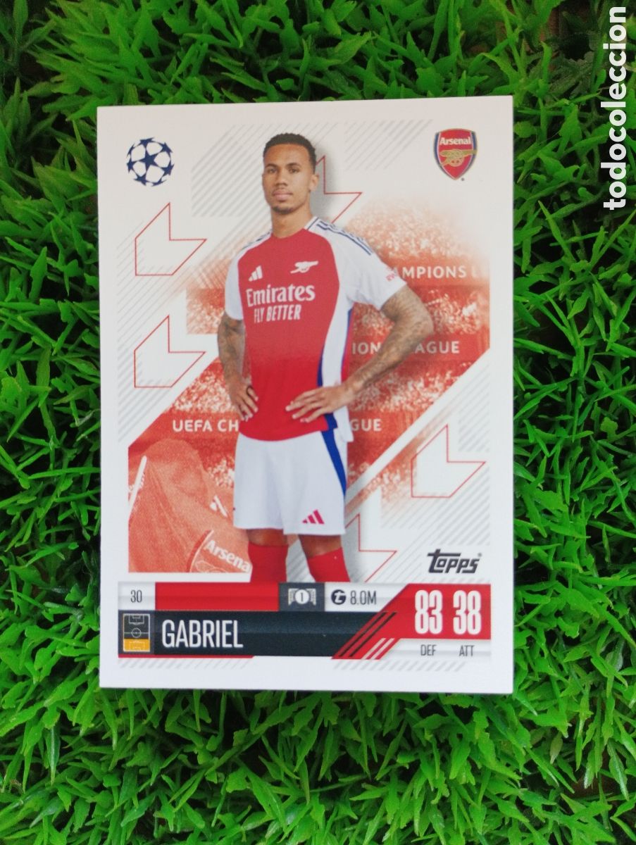 Fu&szlig;ball-Sticker: Gabriel Arsenal Match Attax 24-25 # 30