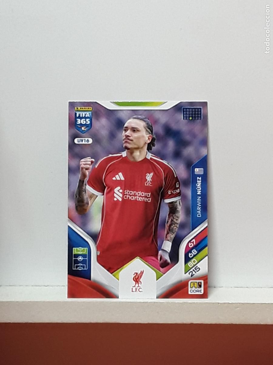 Fu&szlig;ball-Sticker: FIFA 365 ADRENALYN 2025 2026 25 26 ALBUM PANINI LIGA N LIV16 LIV 16 LIVERPOOL DARWIN NU&Ntilde;EZ