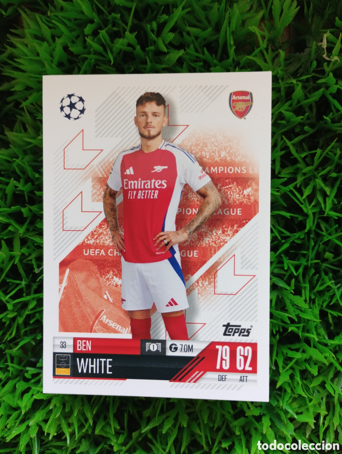Fu&szlig;ball-Sticker: White Arsenal Match Attax 24-25 # 33