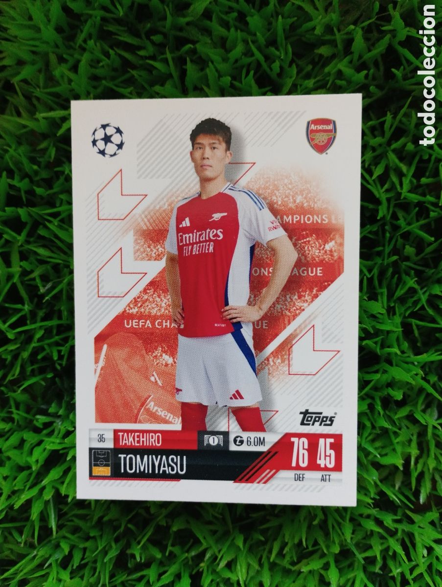 Football Stickers: Tomiyasu Arsenal Match Attax 24-25 # 35