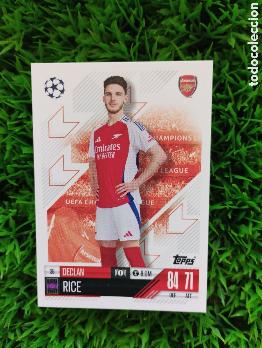 Football Stickers: Rice Arsenal Match Attax 24-25 # 38