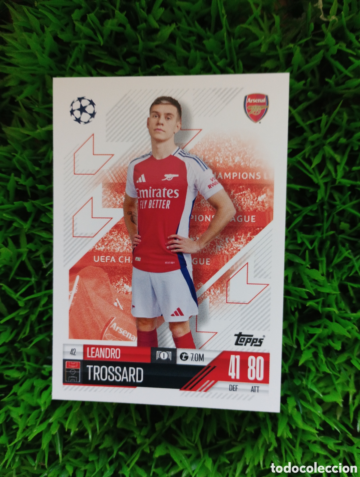 Football Stickers: Trossard Arsenal Match Attax 24-25 # 42