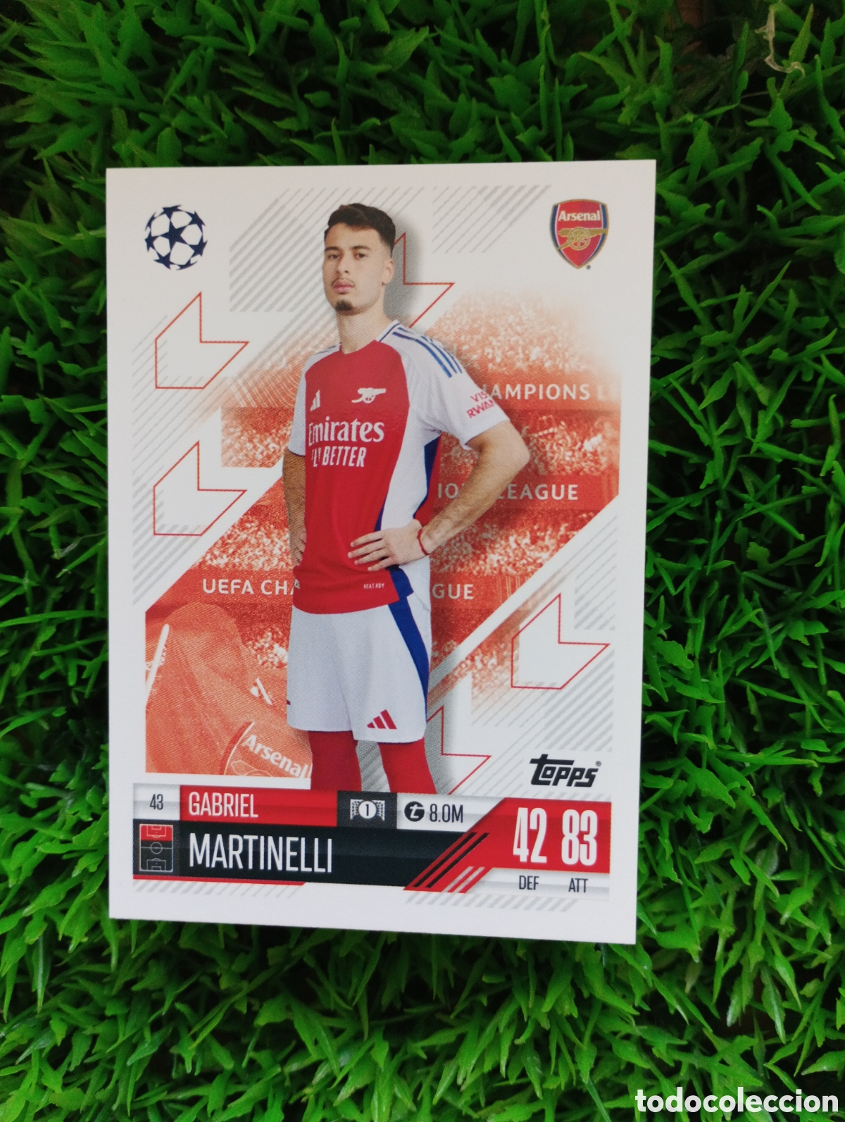 Football Stickers: Martinelli Arsenal Match Attax 24-25 # 43