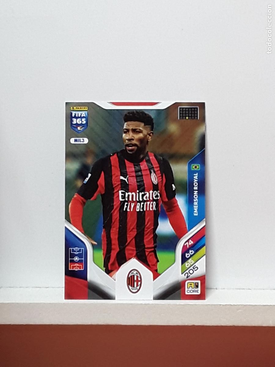 Football Stickers: FIFA 365 ADRENALYN 2025 2026 25 26 ALBUM PANINI LIGA N MIL3 MIL 3 MILAN EMERSON ROYAL