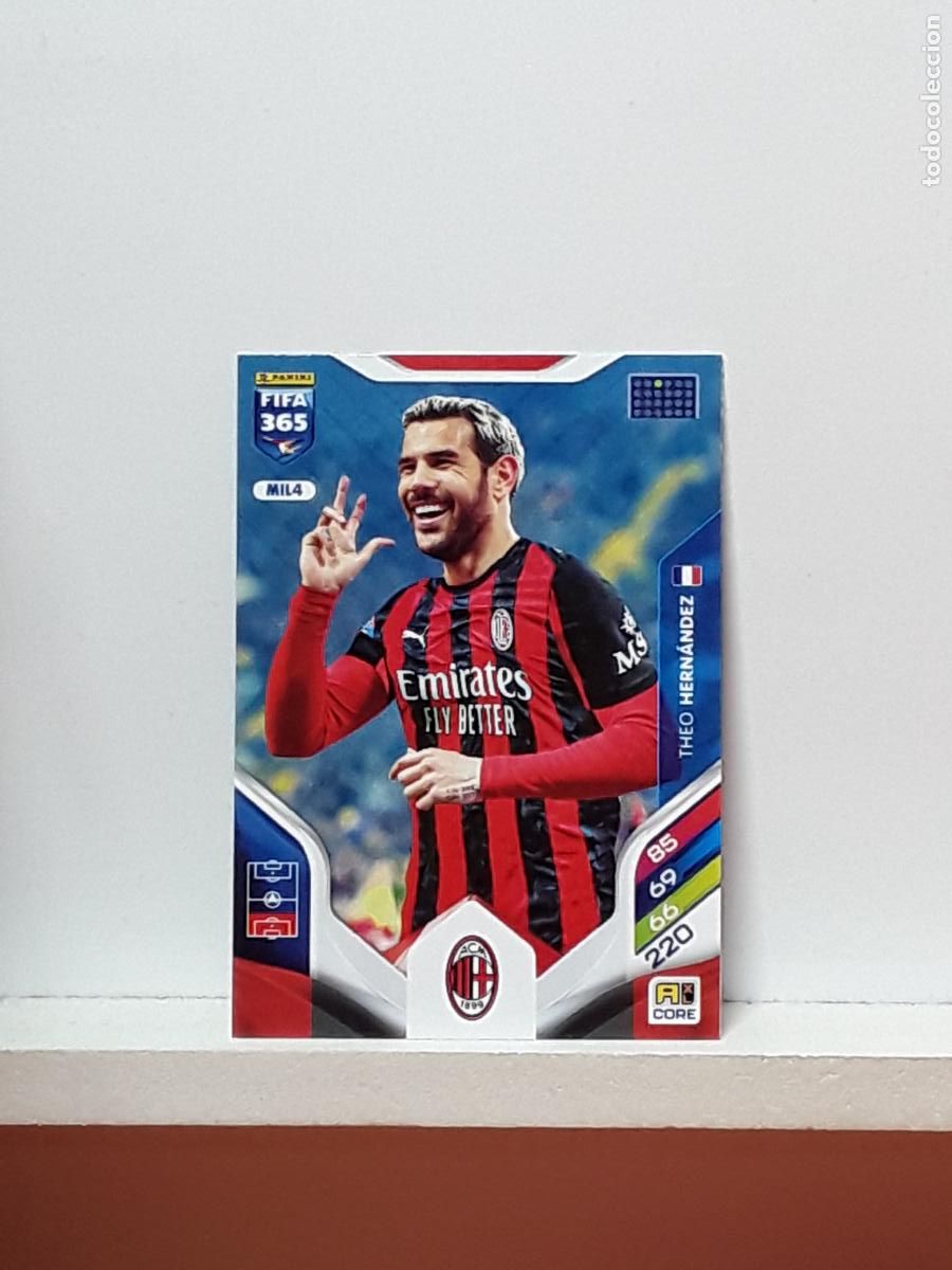 Football Stickers: FIFA 365 ADRENALYN 2025 2026 25 26 ALBUM PANINI LIGA N MIL4 MIL 4 MILAN THEO HERNANDEZ