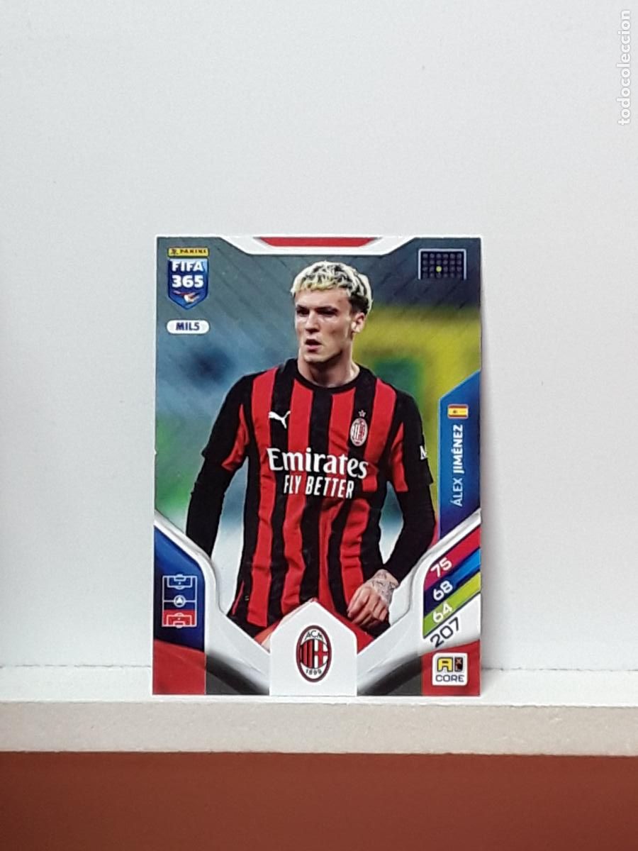Football Stickers: FIFA 365 ADRENALYN 2025 2026 25 26 ALBUM PANINI LIGA N MIL5 MIL 5 MILAN ALEX JIMENEZ