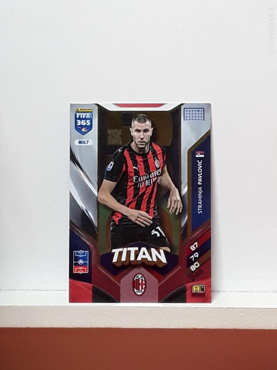 Football Stickers: FIFA 365 ADRENALYN 2025 2026 25 26 ALBUM PANINI LIGA N MIL7 MIL 7 MILAN STRAHINJA PAVLOVIC