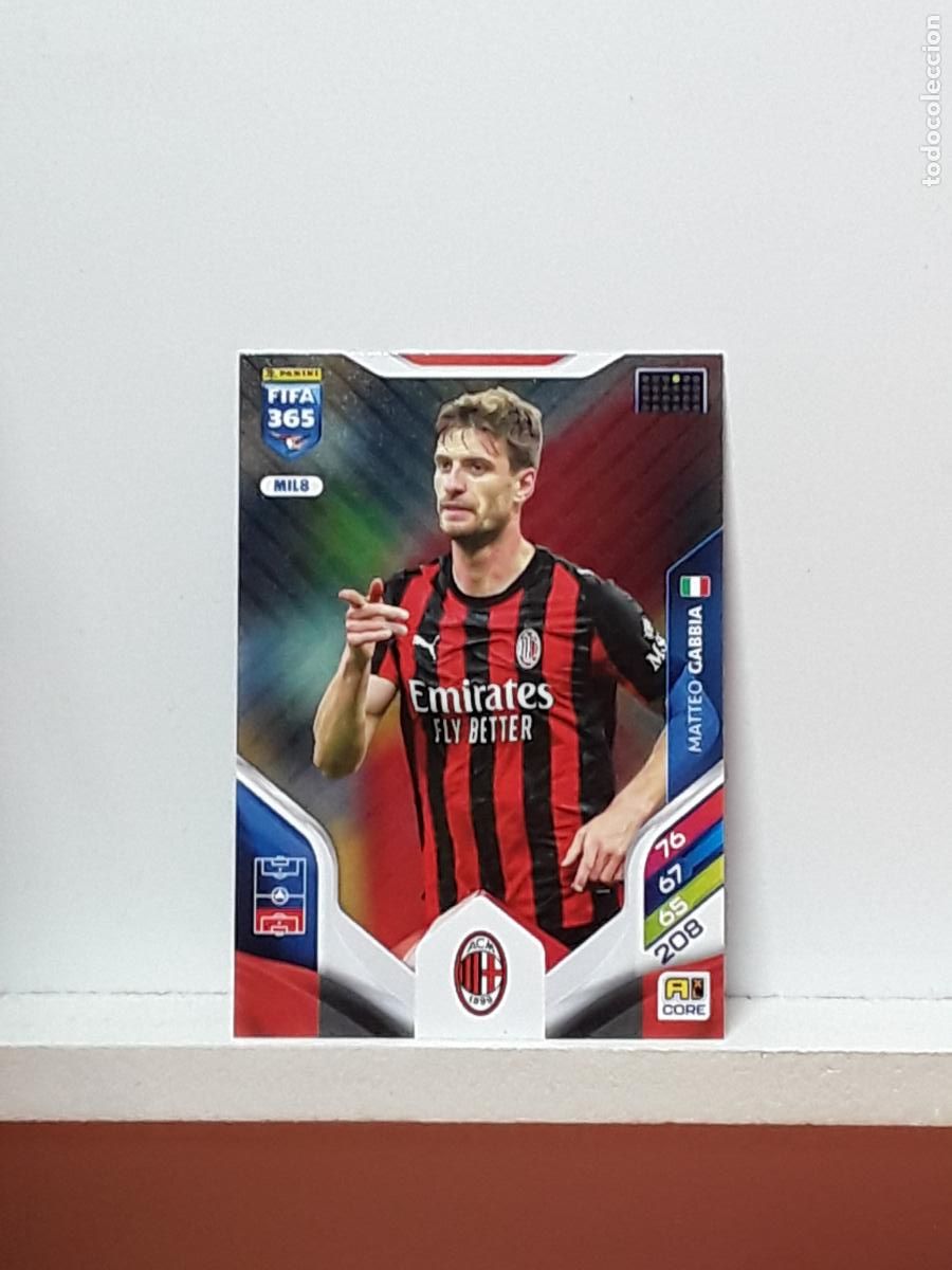 Football Stickers: FIFA 365 ADRENALYN 2025 2026 25 26 ALBUM PANINI LIGA N MIL8 MIL 8 MILAN MATTEO GABBIA