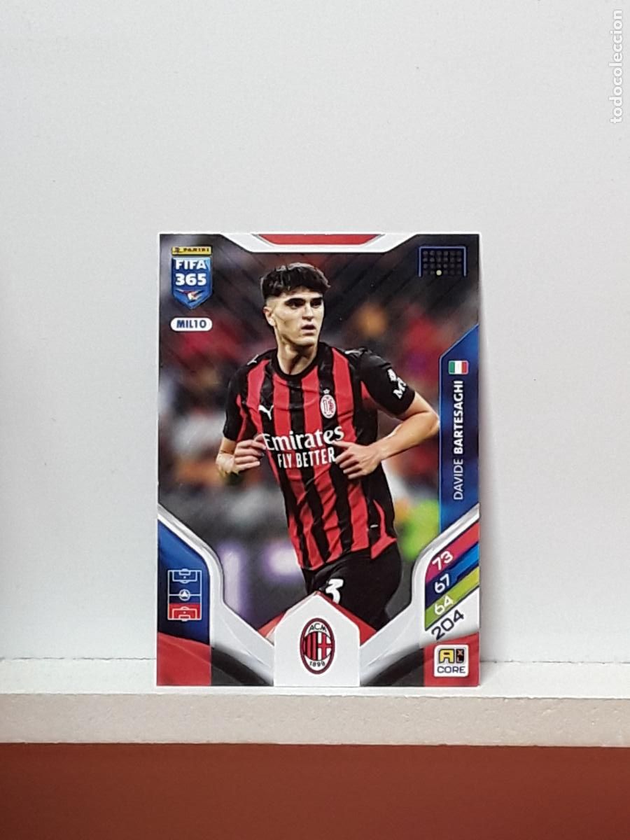Football Stickers: FIFA 365 ADRENALYN 2025 2026 25 26 ALBUM PANINI LIGA N MIL10 MIL 10 MILAN DAVIDE BARTESAGHI