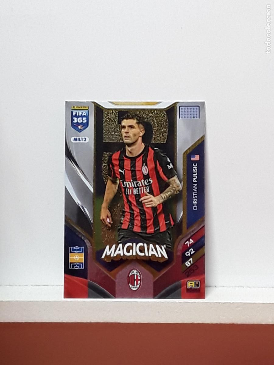 Cartes &agrave; collectionner de Football: FIFA 365 ADRENALYN 2025 2026 25 26 ALBUM PANINI LIGA N MIL12 MIL 12 MILAN CHRISTIAN PULISIC