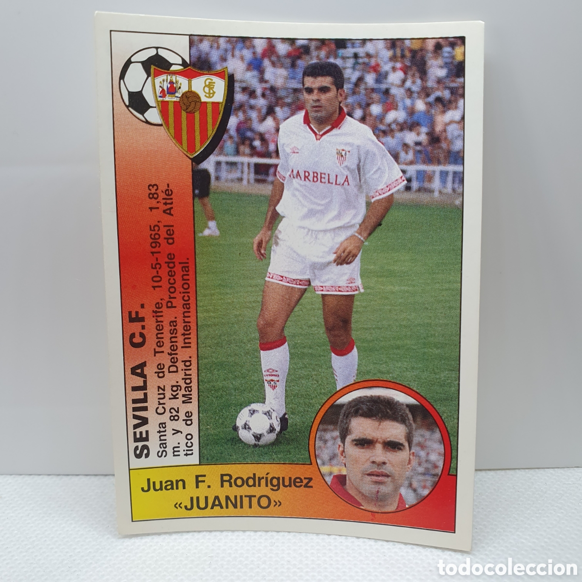 Cartes &agrave; collectionner de Football: ⚽️ CROMO DE FUTBOL JUANITO SEVILLA LIGA 94-95 BAR&Ccedil;A PANINI ALBUM - ESTAMPAS ADHESIVAS - CARTAS -CARD
