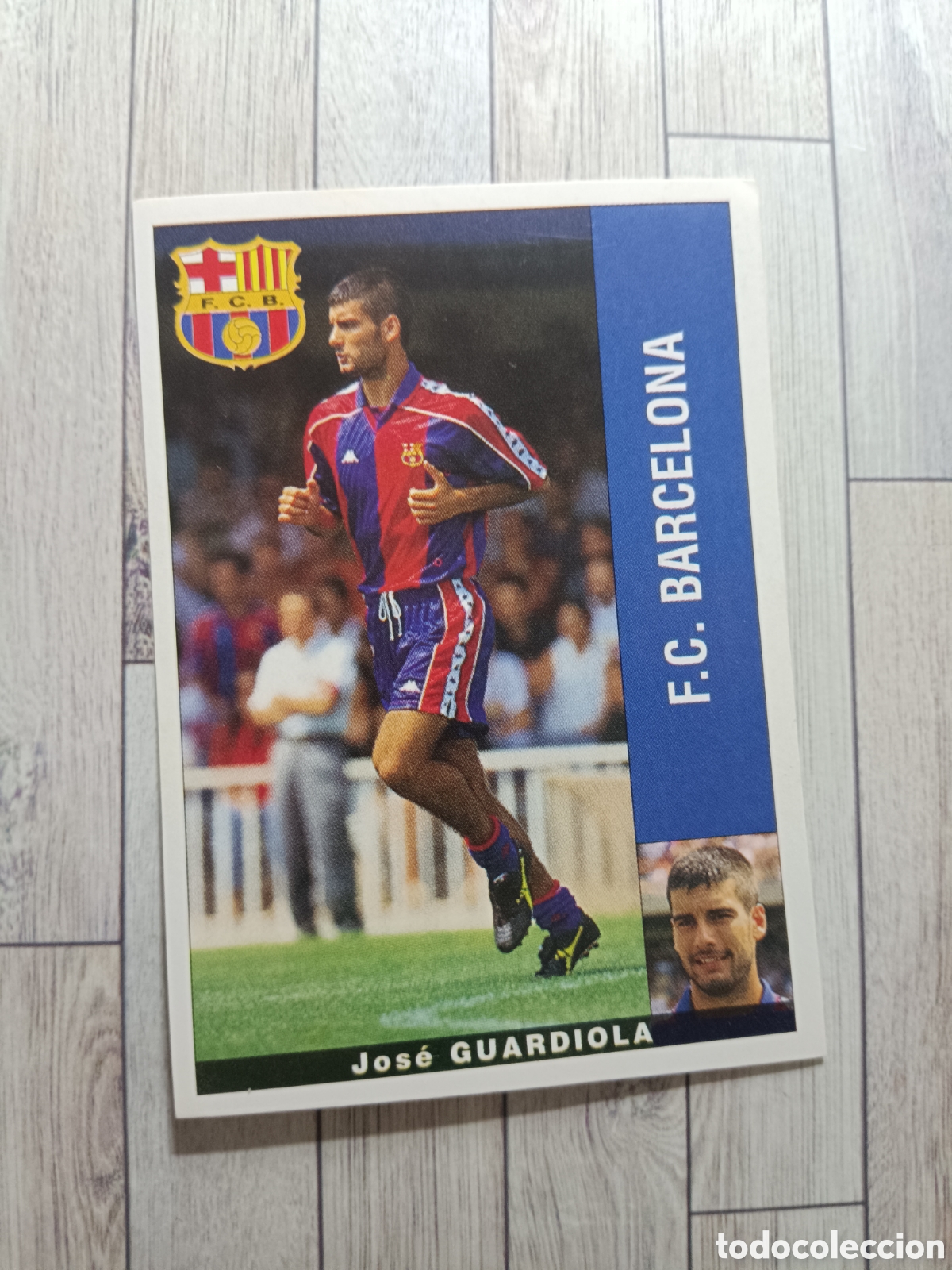 Cartes &agrave; collectionner de Football: GUARDIOLA BARCELONA FUTBOL LIGA 1995 1996 PANINI 95 96 SIN PEGAR