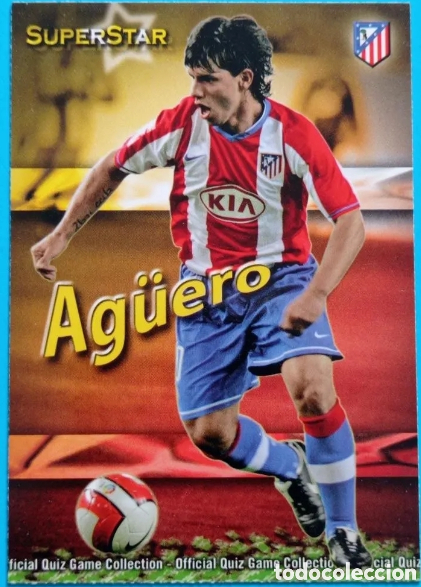 Fu&szlig;ball-Sticker: 107 AG&Uuml;ERO SUPERSTAR. ATL&Eacute;TICO DE MADRID. LAS FICHAS DE LA LIGA 2010. MUNDICROMO