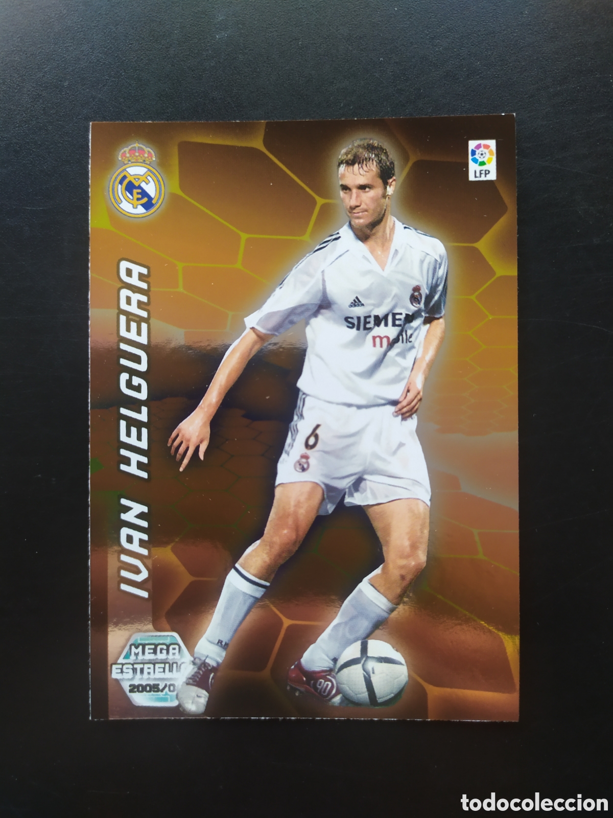 Cromos de F&uacute;tbol: Megacracks 2005 2006 05 06 panini Iv&aacute;n Helguera estrellas n&deg; 369 Real Madrid