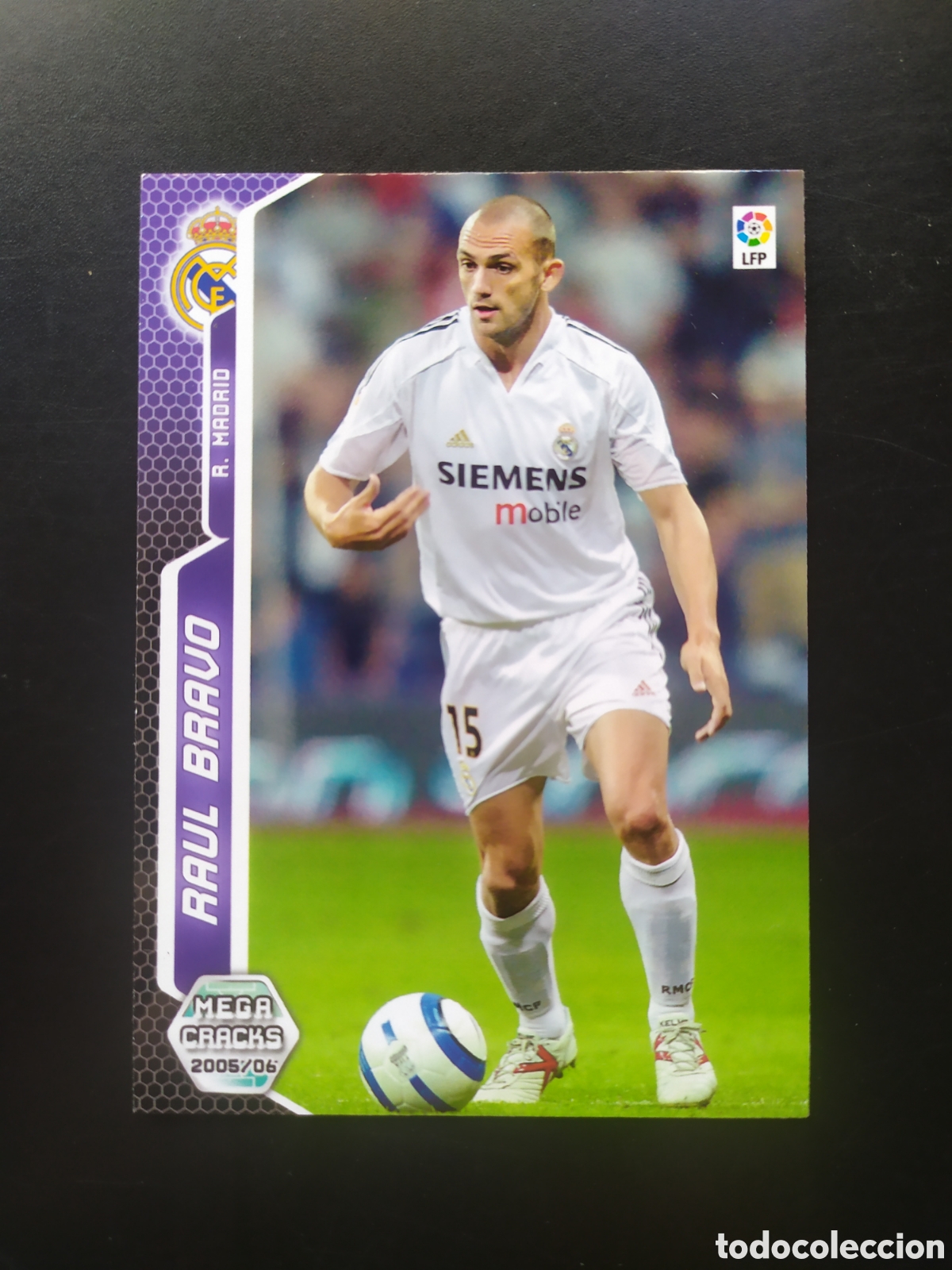 Cromos de F&uacute;tbol: Megacracks 2005 2006 05 06 panini Ra&uacute;l Bravo n&deg; 188 Real Madrid
