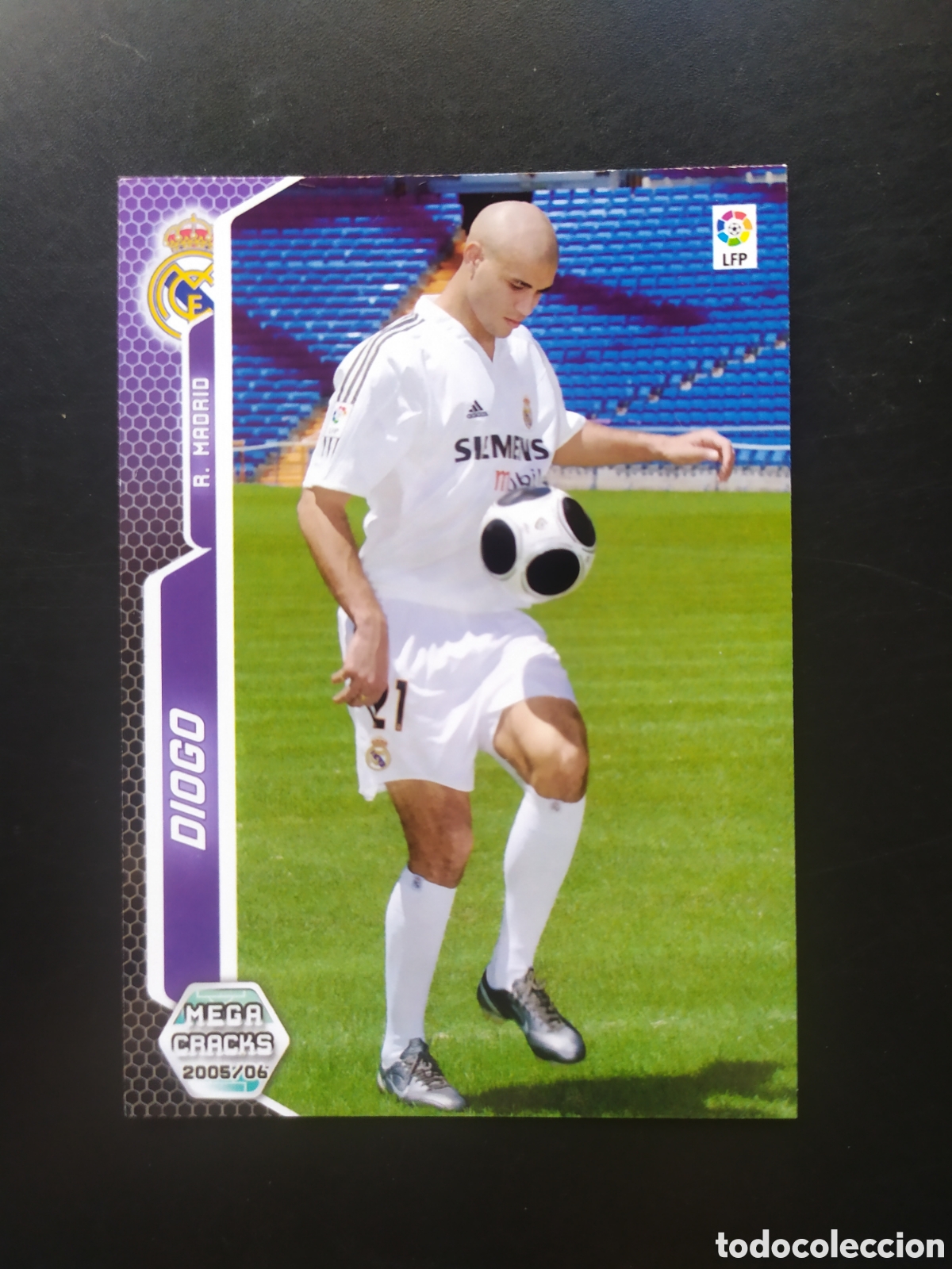 Cromos de F&uacute;tbol: Megacracks 2005 2006 05 06 panini Diogo n&deg; 190 Real Madrid